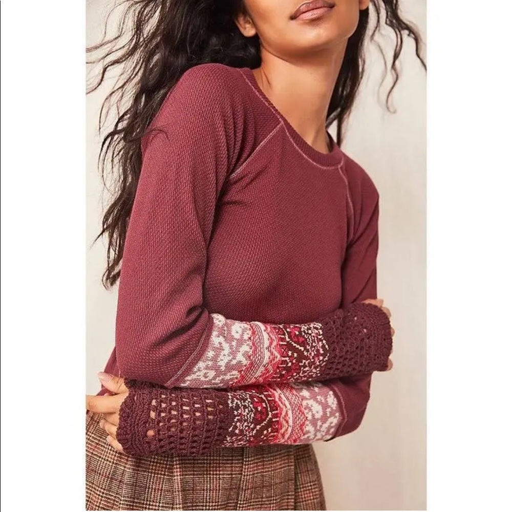 Free People In The Cuff Line Sleeved Thermal Top